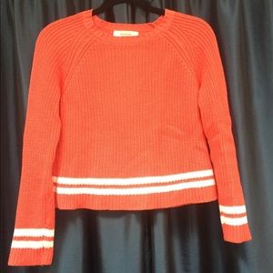 Andrea Jovine Crimson Knit Sweater